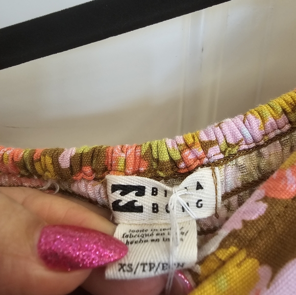 Billabong summer dress,  retro, inspired,  70s, mini, cute, spring,  girly,  fun - Picture 4 of 6